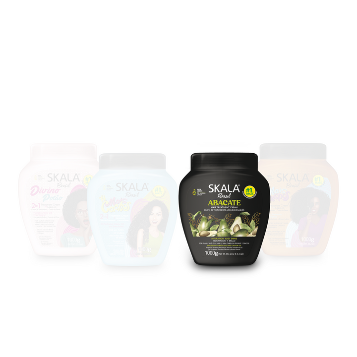 Skala Expert Complete Curl & Hydration Bundle - Divino Potao, Mais Crespos, Mais Cachos & Abacate (4 x 1000 ml)