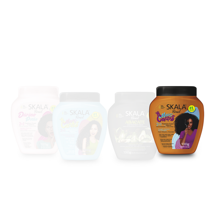 Skala Expert Complete Curl & Hydration Bundle - Divino Potao, Mais Crespos, Mais Cachos & Abacate (4 x 1000 ml)
