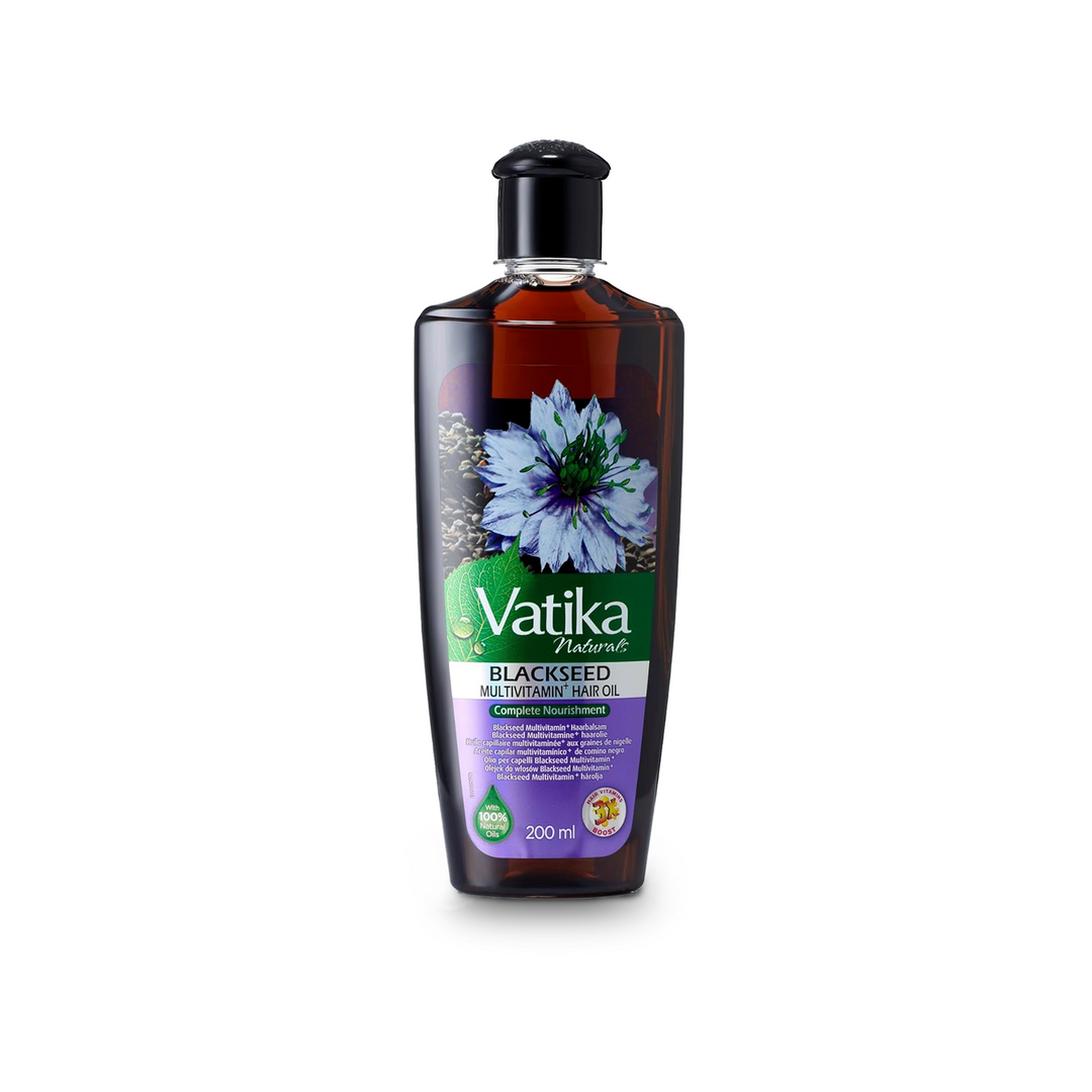 Vatika Naturals Blackseed Multivitamin Hair Oil - Complete Nourishment (200 ml) - Sabina London