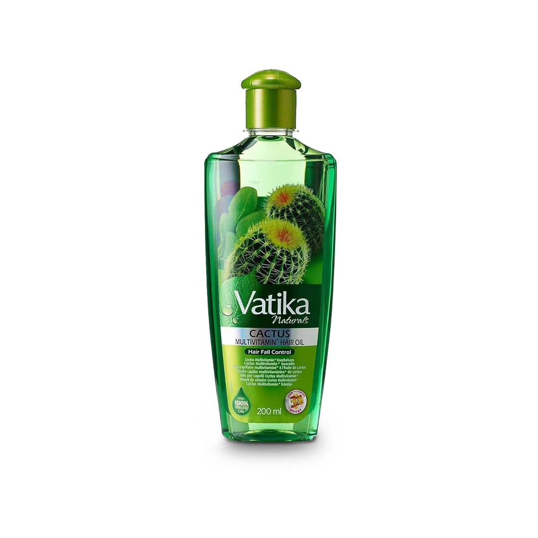 Vatika Naturals Cactus Multivitamin Hair Oil - Hair Fall Control (200 ml) - Sabina London