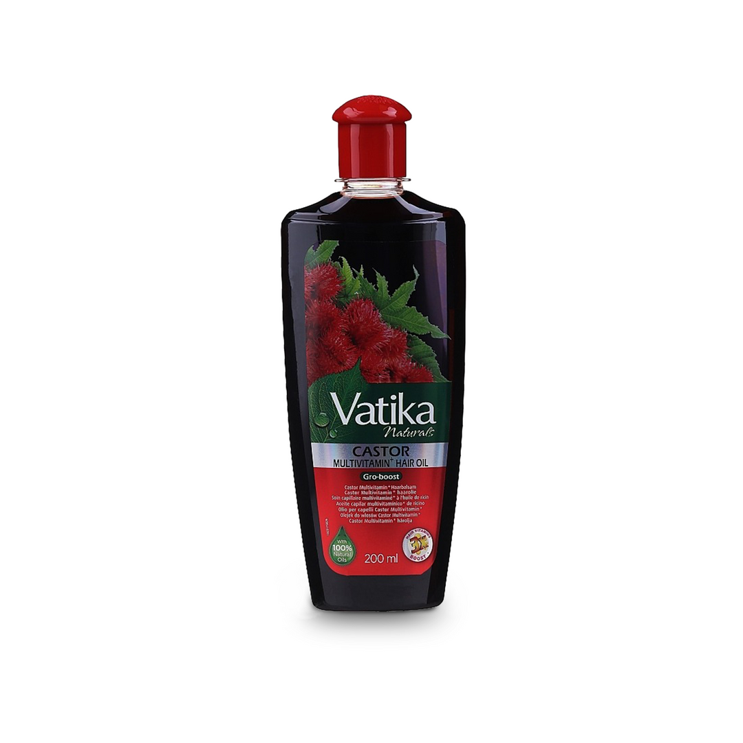 Vatika Naturals Castor Multivitamin Hair Oil - Gro-Boost (200 ml) - Sabina London