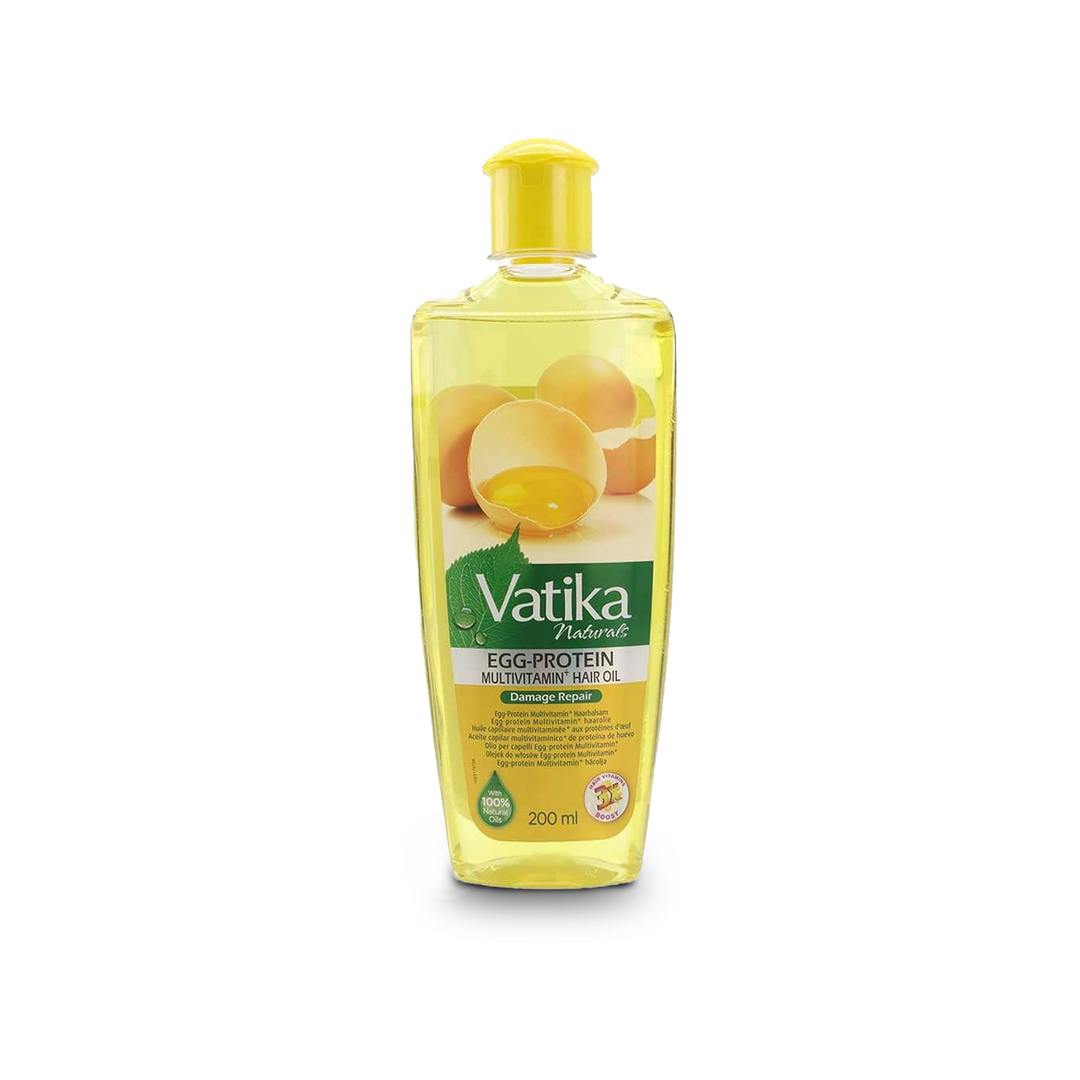 Vatika Naturals Egg-Protein Multivitamin Hair Oil - Damage Repair (200 ml) - Sabina London