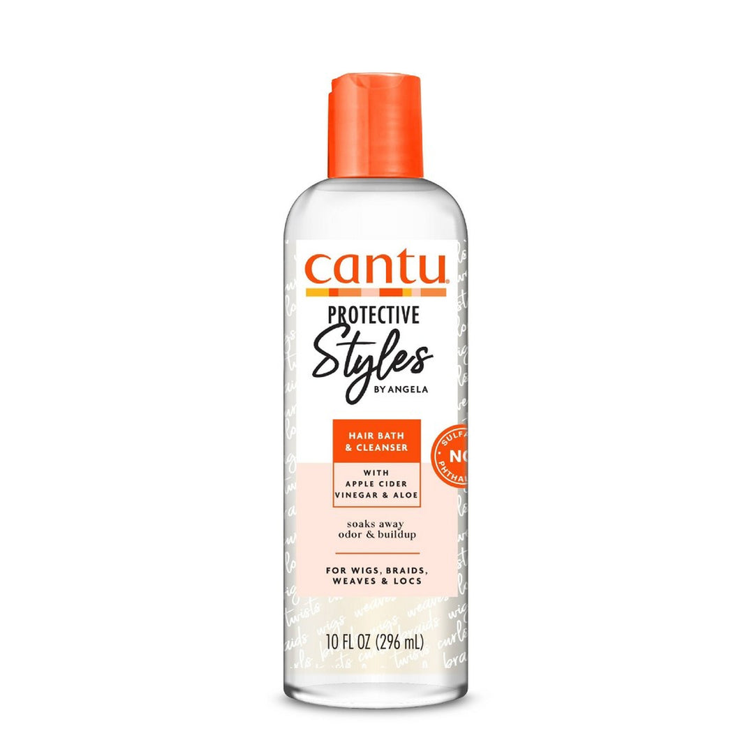 Cantu Protective Styles by Angela Hair Bath & Cleanser with Apple Cider Vinegar, Aloe, Lavender & Tea Tree Oil (296 ml)