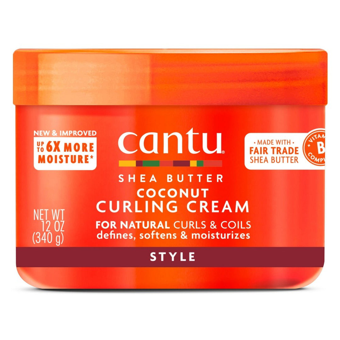 Cantu Shea Butter Coconut Curling Nourishing Moisturizing Hair Styling Cream (355 ml)