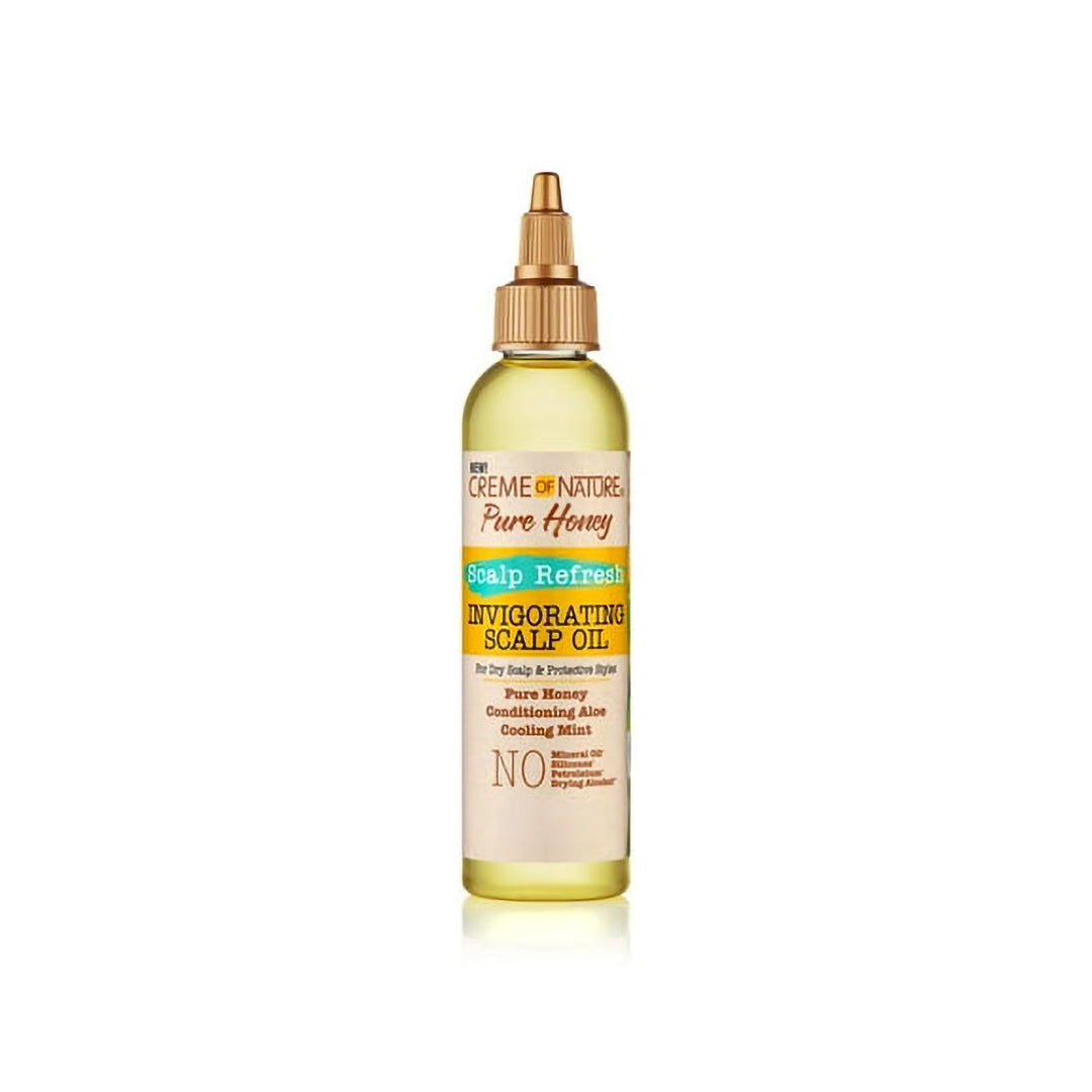 Creme of Nature Pure Honey Scalp Refresh Invigorating Scalp Oil (118 ml)