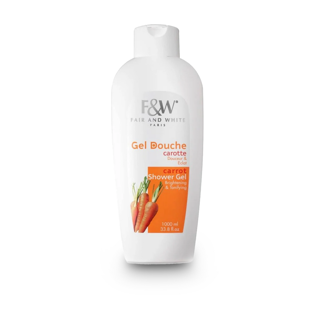 Fair & White Paris Carrot Shower Gel Brightening & Tonifying (1000 ml)
