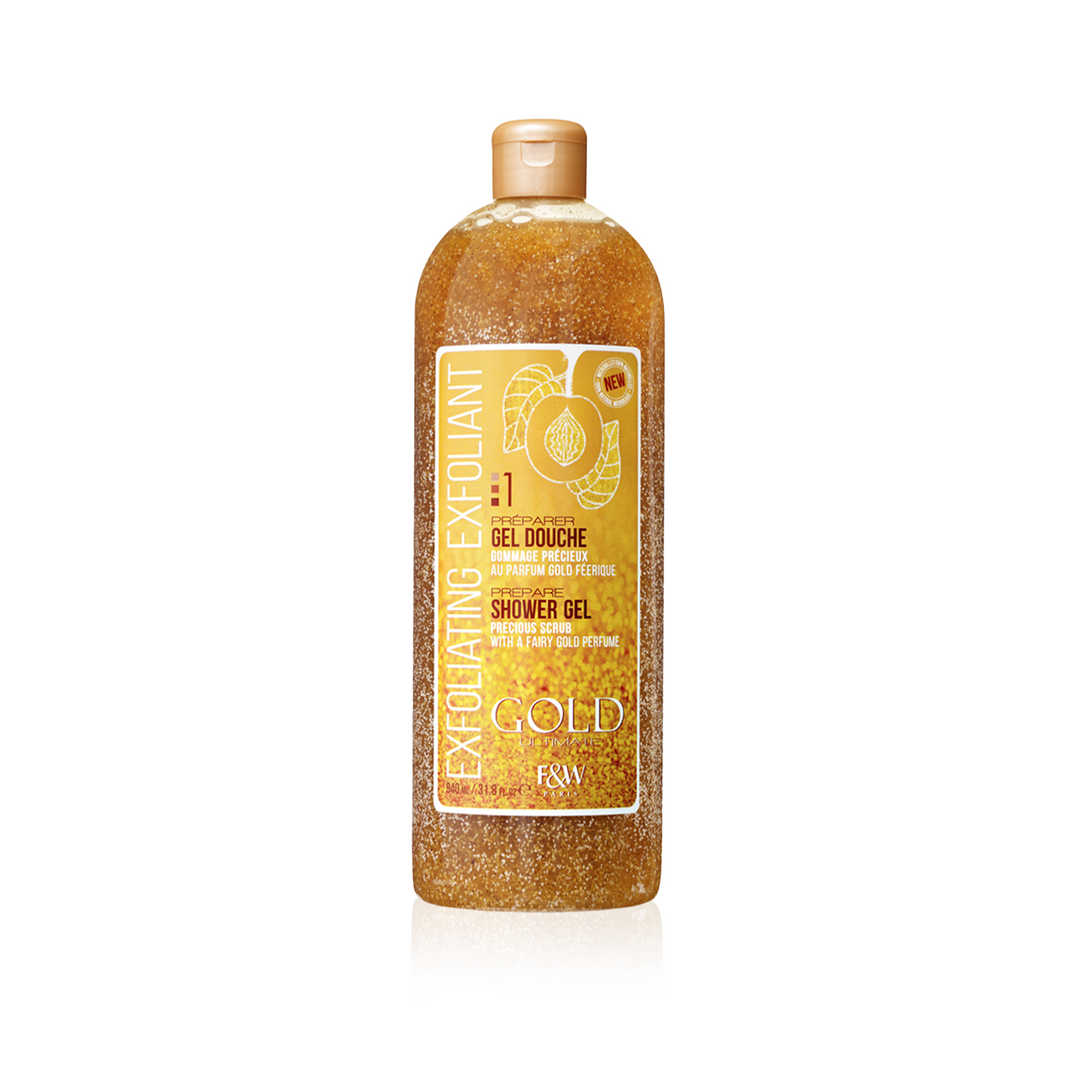 Fair & White Paris Exfoliating Exfolliant Gold Precious Shower Gel (940 ml)