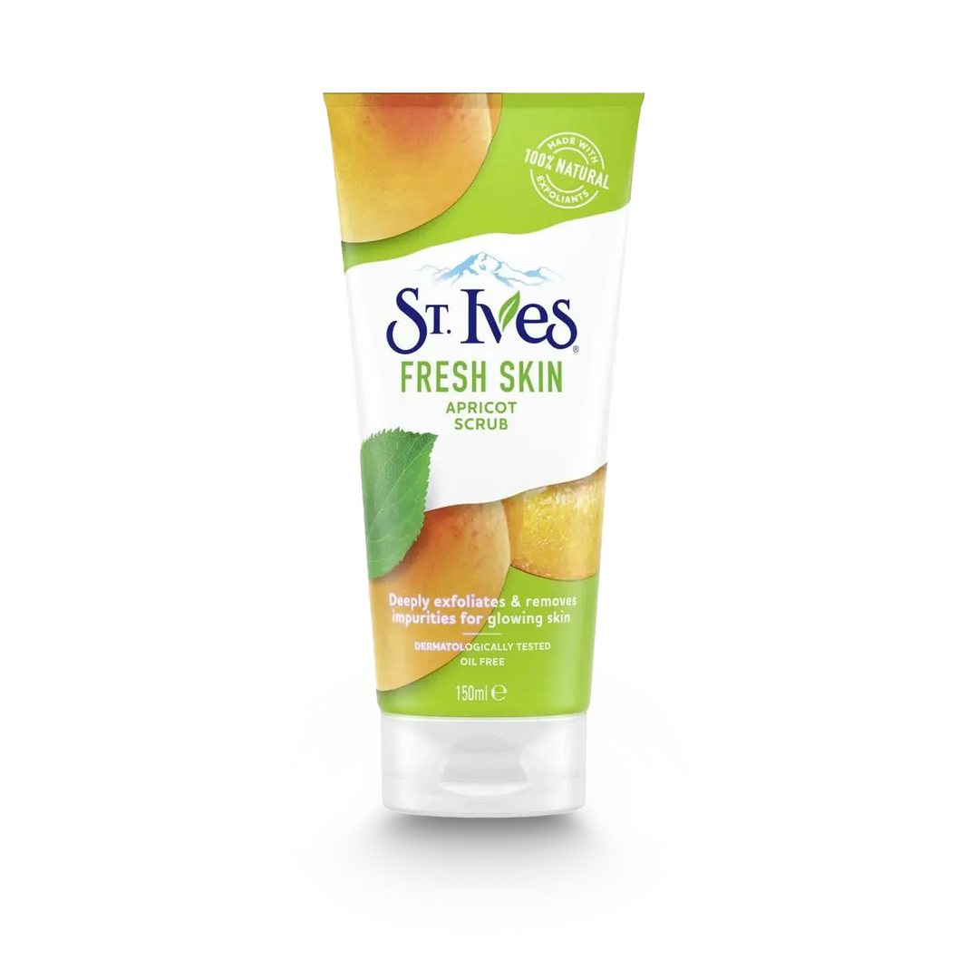 St. Ives Fresh Skin Apricot Scrub for a Radiant and Smooth Complexion (150 ml)