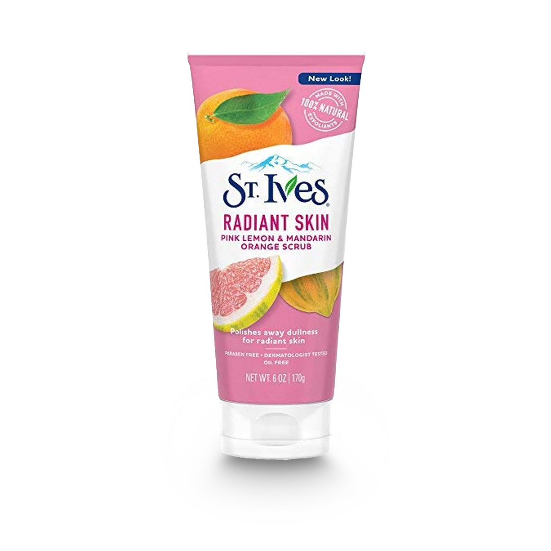 St. Ives Radiant Skin Pink Lemon & Orange Scrub for a Bright and Energized Complexion (150 ml)