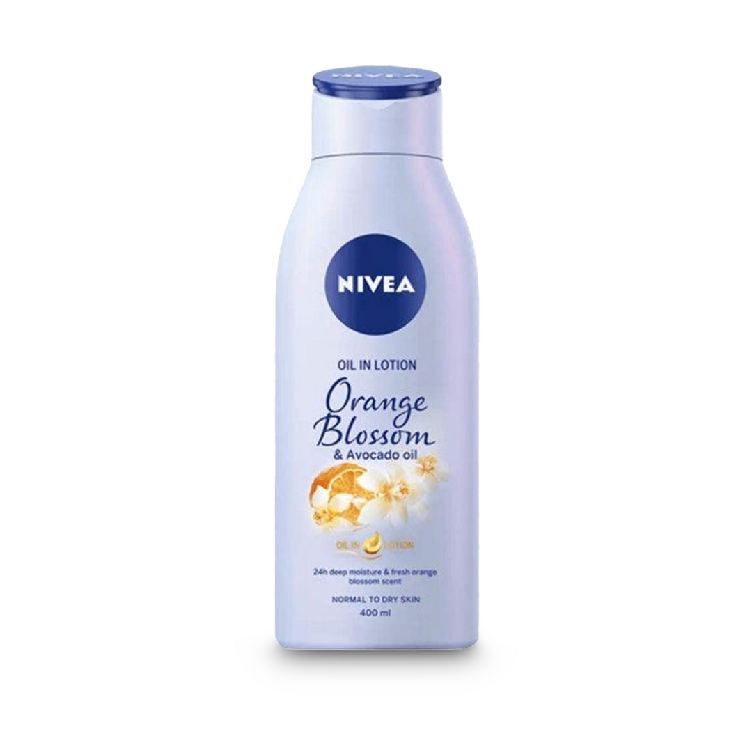 NIVEA Oil in Lotion - Orange Blossom & Avocado Oil for 24h Deep Moisture (400 ml)