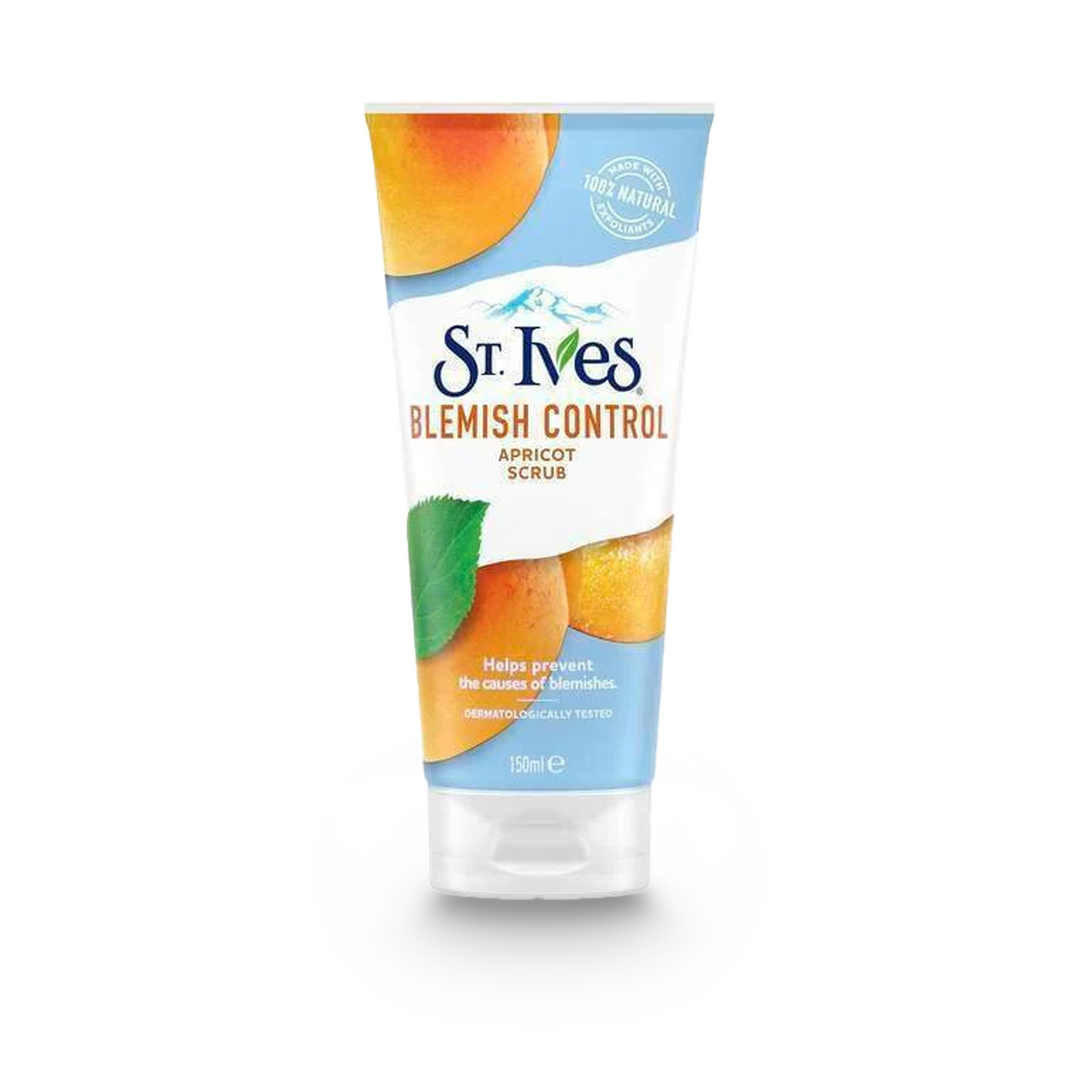 St. Ives Blemish Control Apricot Scrub with Salicylic Acid for Clear and Smooth Skin (150 ml)