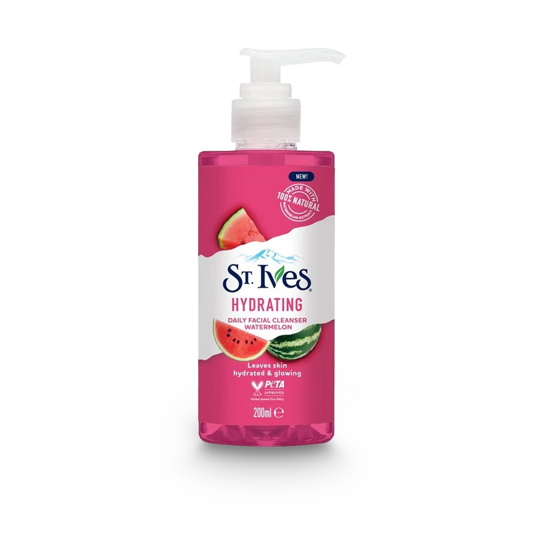 St. Ives Hydrating Watermelon Daily Facial Cleanser for Refreshed and Hydrated Skin (200 ml)