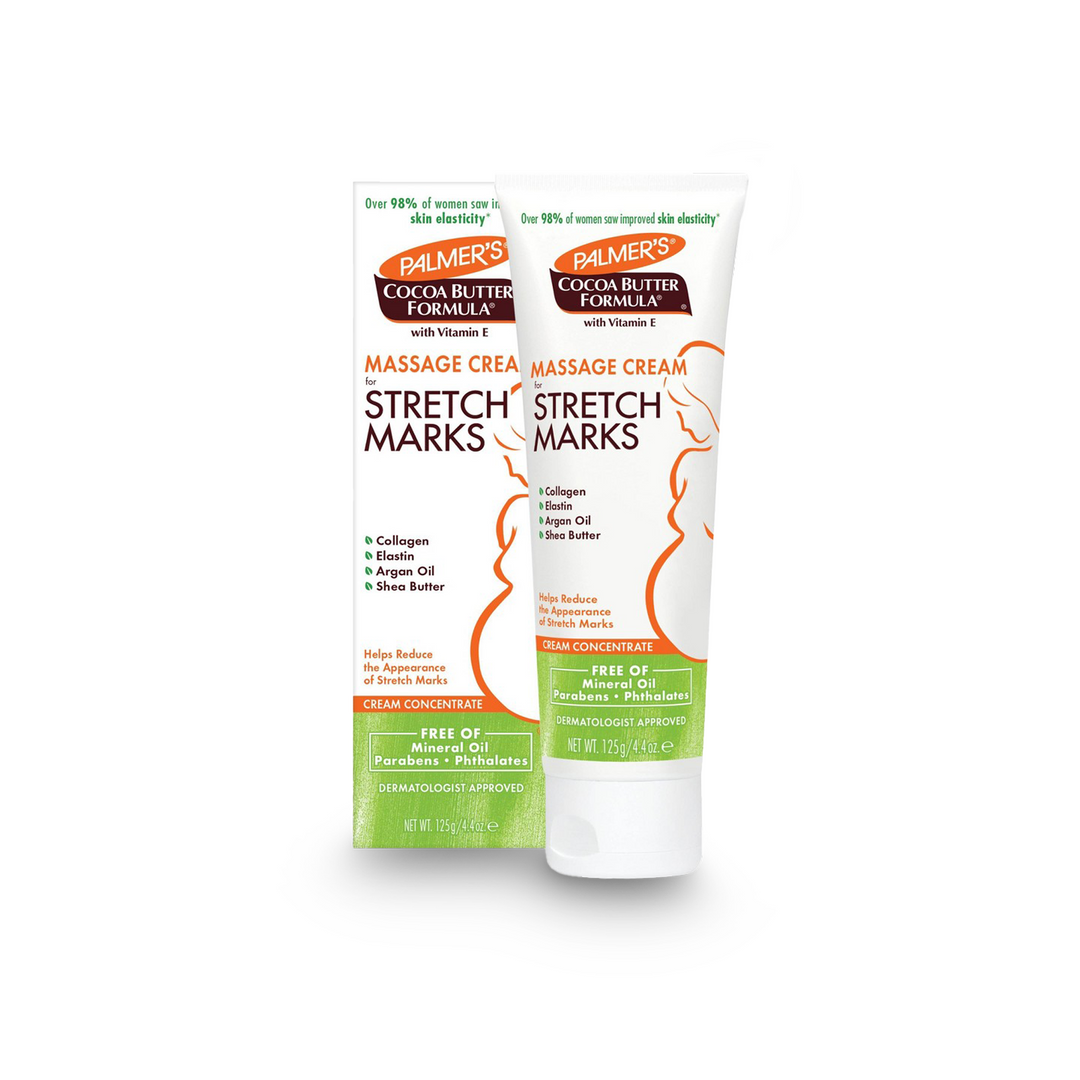Palmer's Cocoa Butter Formula - Massage Cream for Stretch Marks with Collagen & Elastin (125 ml)
