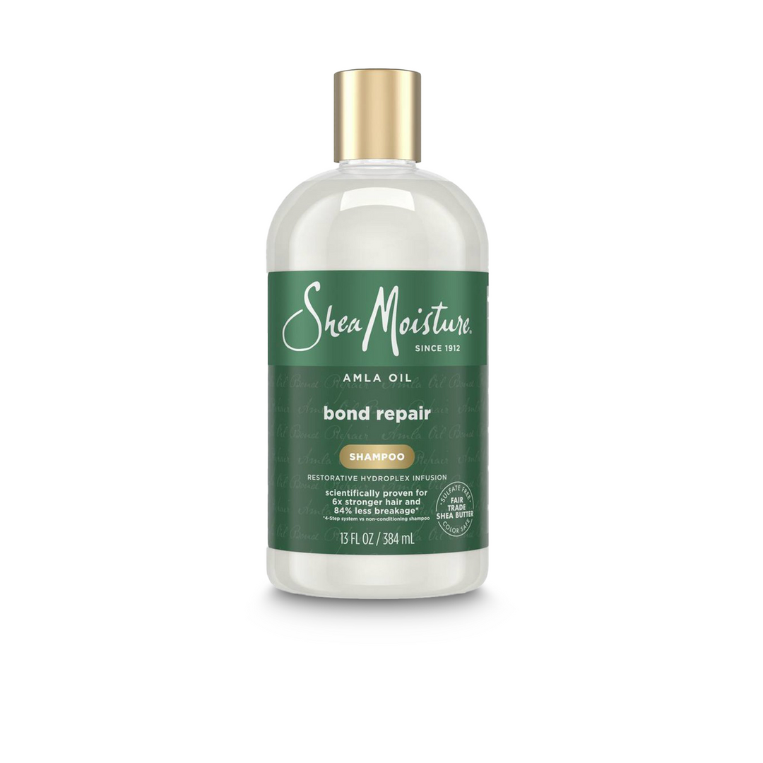 SheaMoisture Bond Repair - Sulfate-Free Shampoo with Amla Oil for Curly & Coily Hair (384 ml)