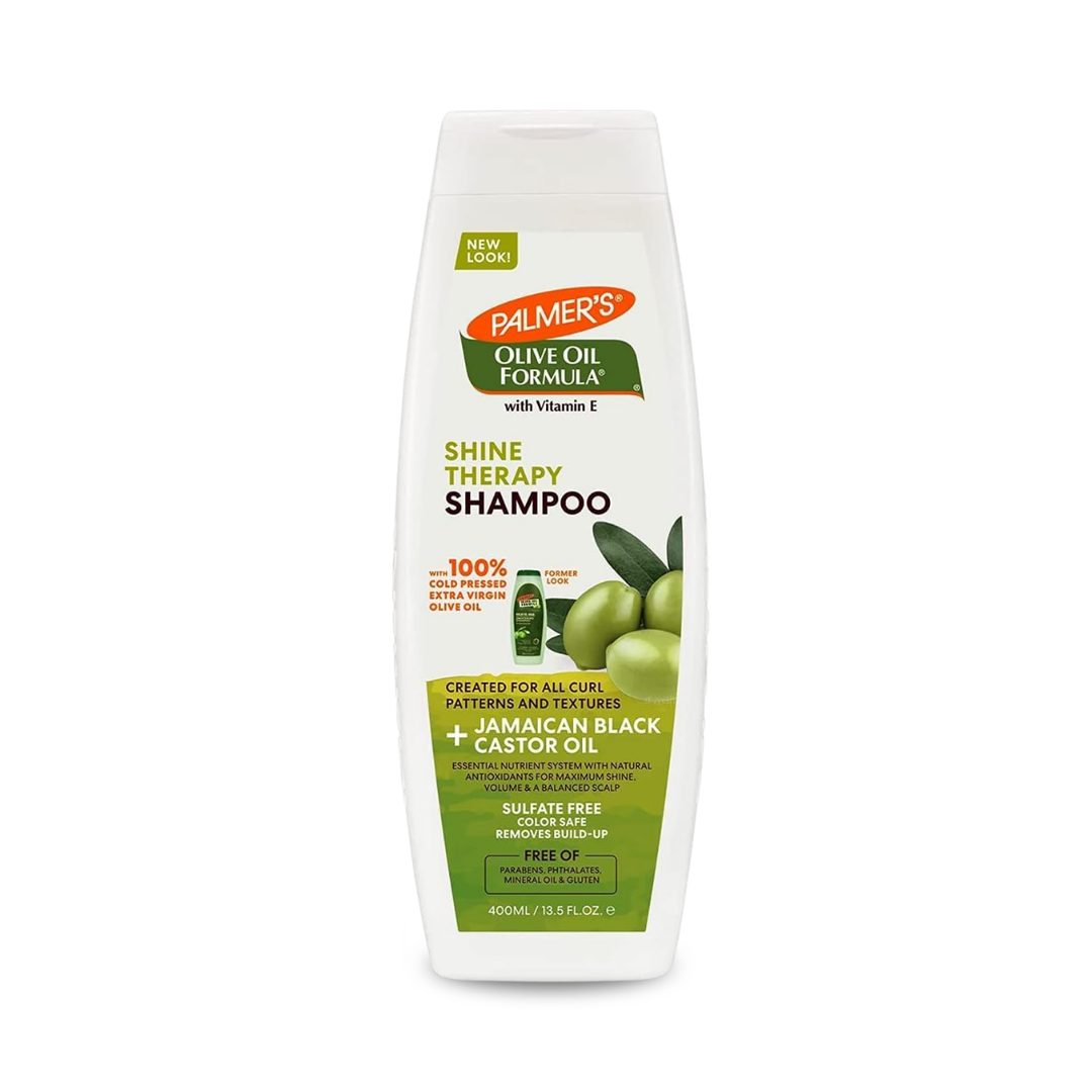 Palmer's Olive Oil Formula Shine Therapy Bundle – Shampoo, Conditioner & Hair and Scalp Oil with Jamaican Black Castor Oil