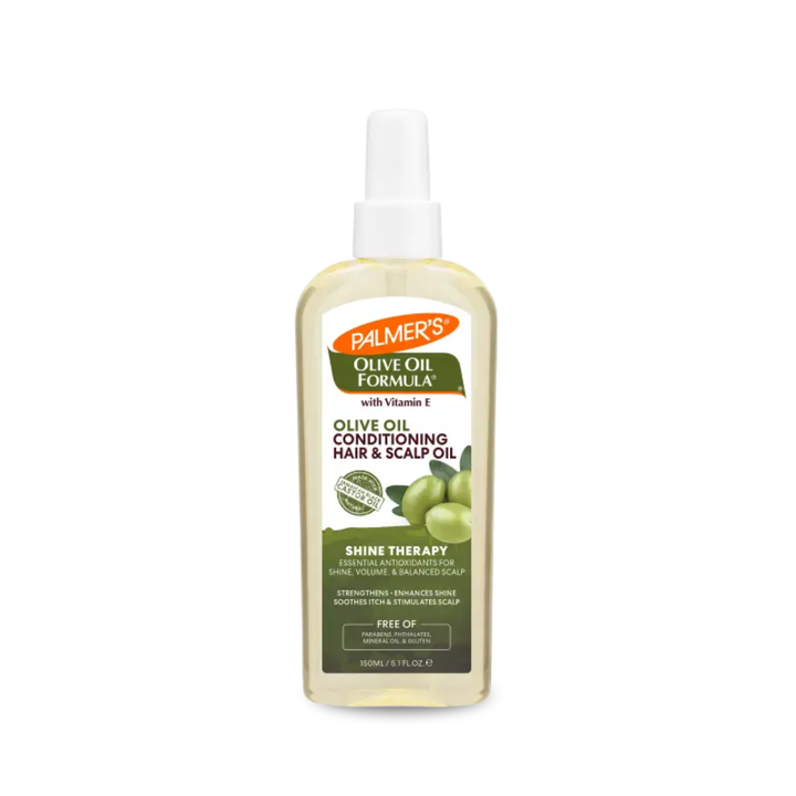 Palmer's Olive Oil Formula Shine Therapy Bundle – Shampoo, Conditioner & Hair and Scalp Oil with Jamaican Black Castor Oil