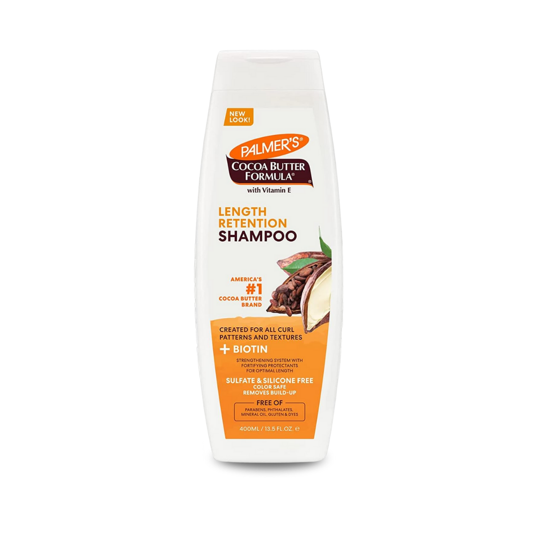 Palmer's Cocoa Butter Formula Length Retention Bundle - Biotin-Enriched Shampoo, Conditioner & Leave-In Conditioner