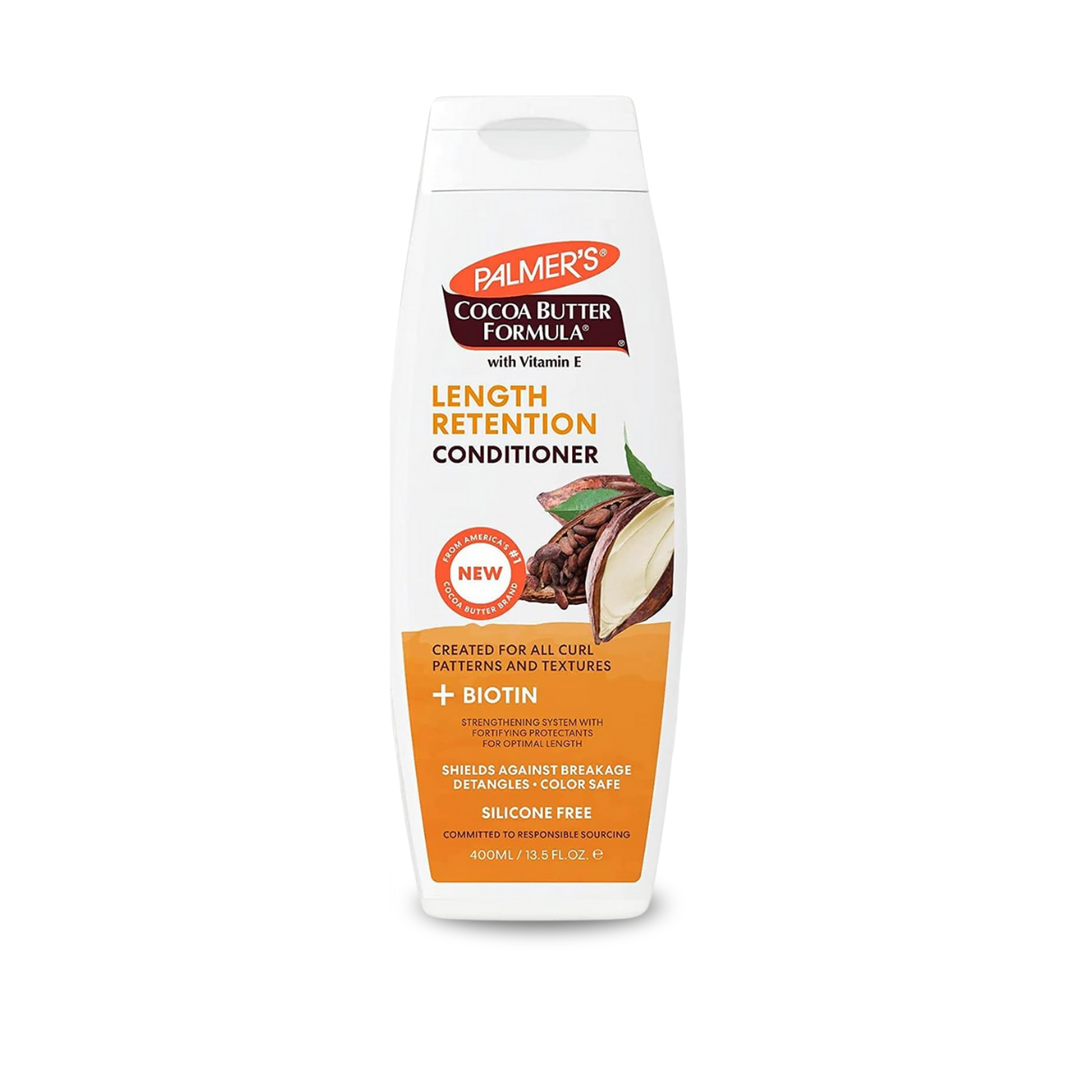 Palmer's Cocoa Butter Formula Length Retention Bundle - Biotin-Enriched Shampoo, Conditioner & Leave-In Conditioner