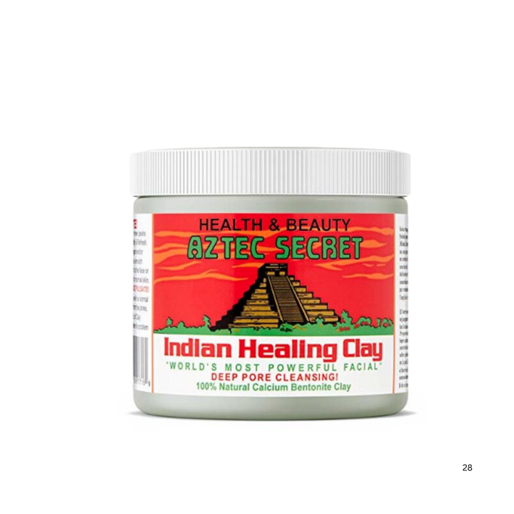 Aztec Secret Indian Healing Clay - Natural Calcium Bentonite Clay for Deep Pore Cleansing
