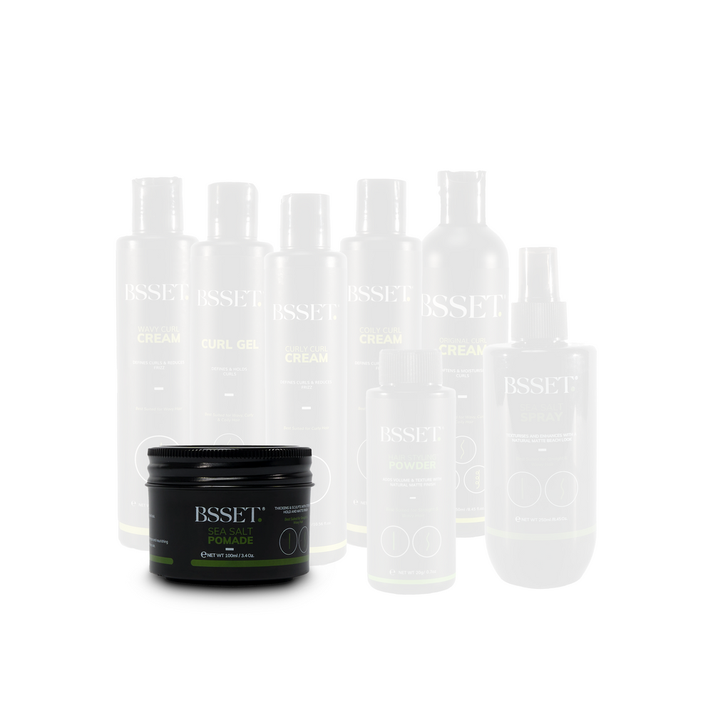 BSSET Ultimate Curl & Hair Styling Bundle - Complete Collection for Curl Definition, Volume & Texture 
