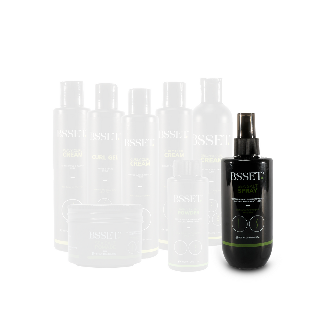 BSSET Ultimate Curl & Hair Styling Bundle - Complete Collection for Curl Definition, Volume & Texture 