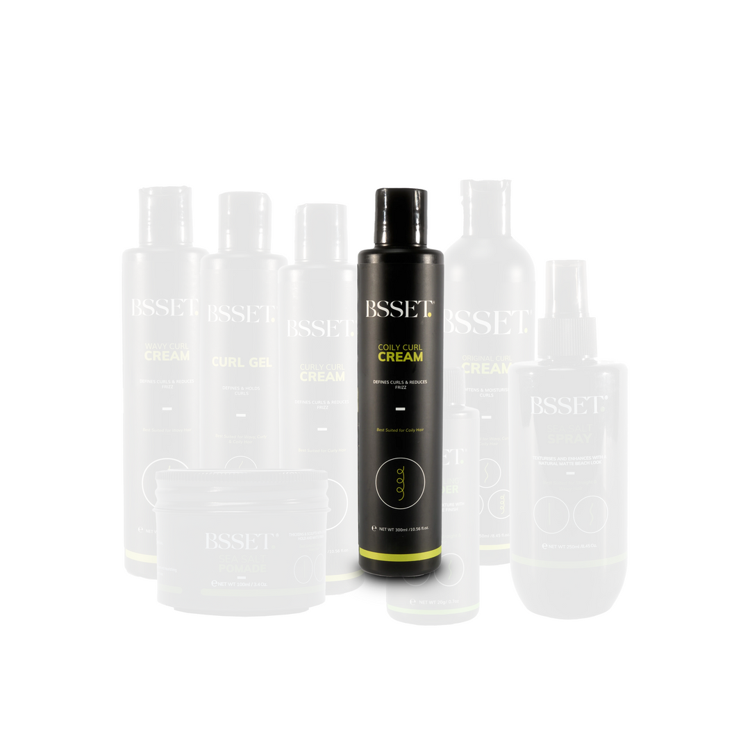 BSSET Ultimate Curl & Hair Styling Bundle - Complete Collection for Curl Definition, Volume & Texture 