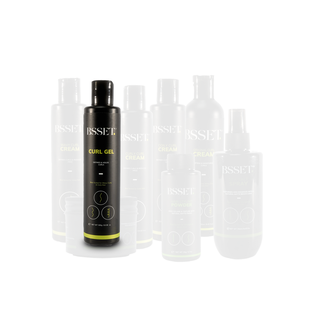 BSSET Ultimate Curl & Hair Styling Bundle - Complete Collection for Curl Definition, Volume & Texture 