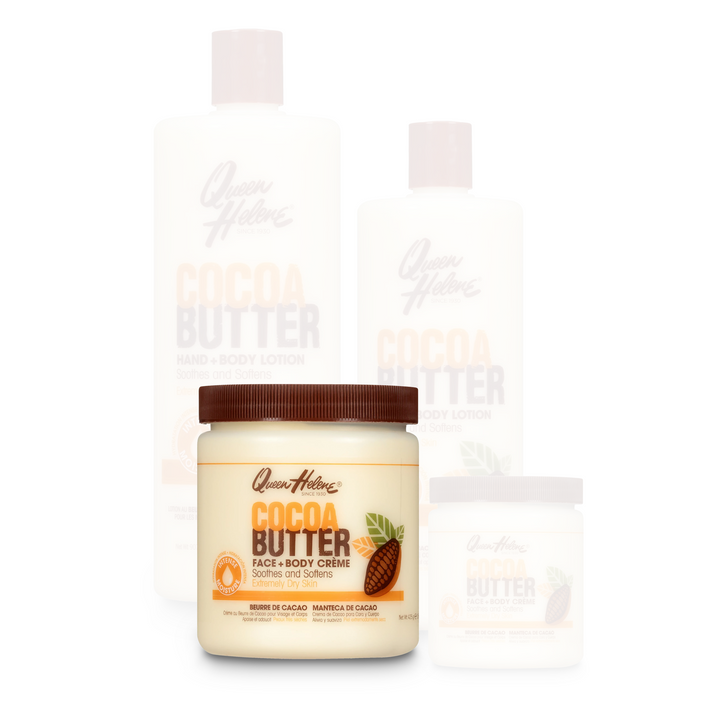 Queen Helene Cocoa Butter Crème & Lotion Bundle - Complete Hydration Set