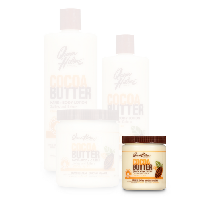Queen Helene Cocoa Butter Crème & Lotion Bundle - Complete Hydration Set