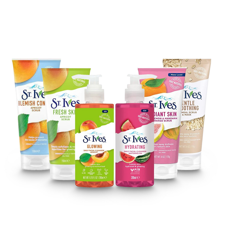 St. Ives Complete Face Care Collection (6-Piece Set)