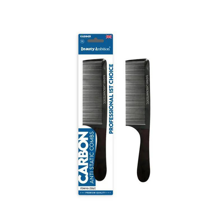 Beauty Ambition - Anti-Static Carbon Fiber Barber Comb for Precision Styling