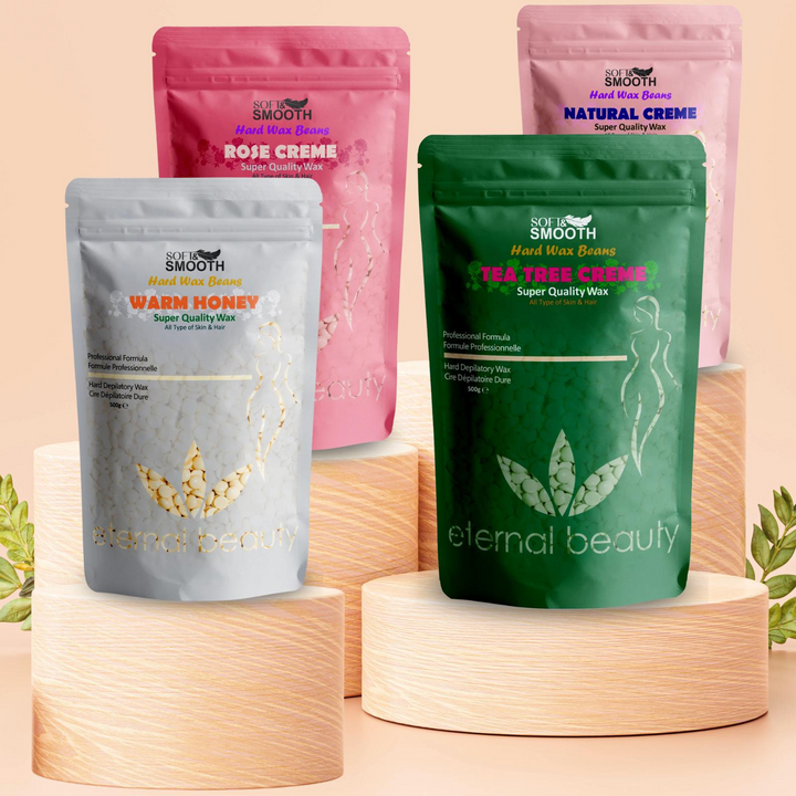 Eternal Beauty - Soft & Smooth Hard Wax Beans for All Skin Types (500g)