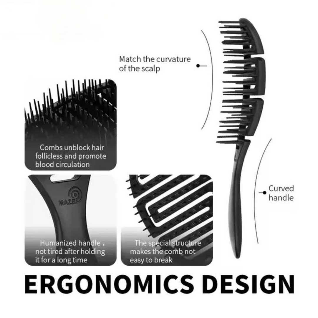 Kashmir Accessories - Professional Detangling Hair Brush for Smooth & Healthy Hair