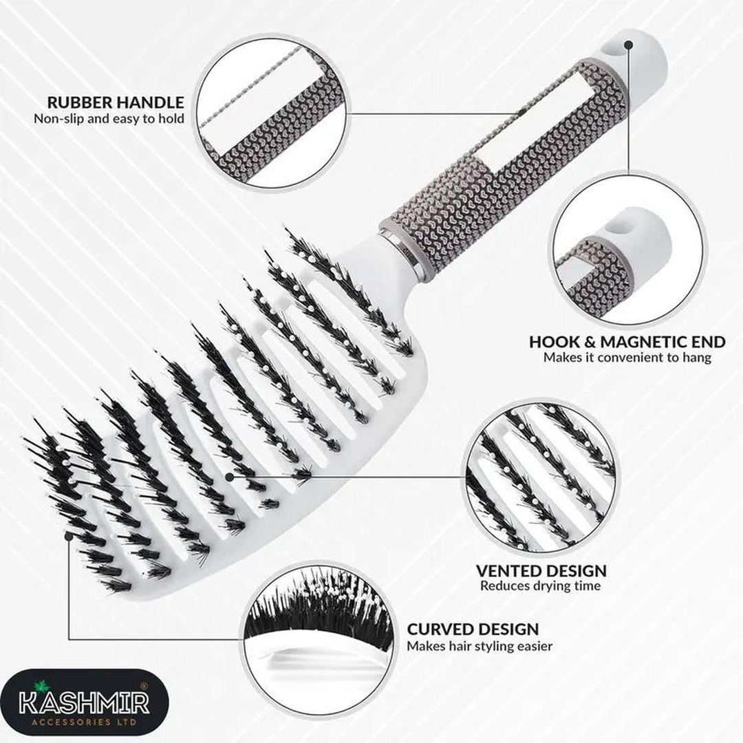 Kashmir Accessories - Professional Detangling Brush for All Hair Types
