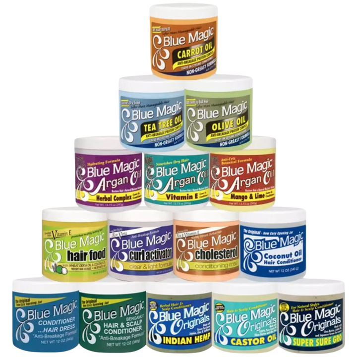 Blue Magic Hair Dress, Conditioner & Scalp Care Collection - The Original Formula