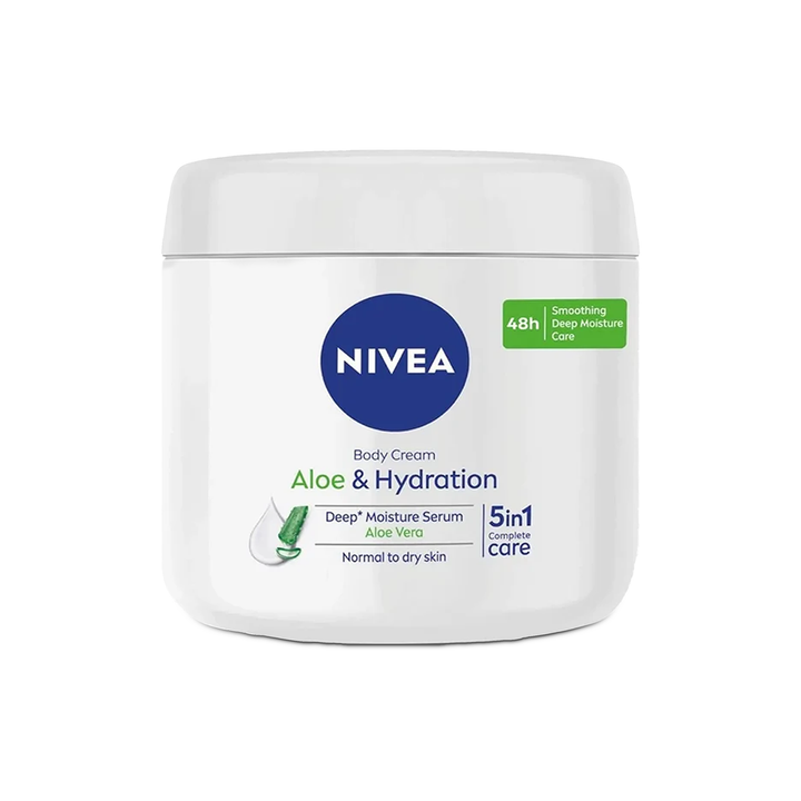 Nivea Aloe & Hydration - 48h Refreshing Moisture Body Lotion & Cream for Normal to Dry Skin