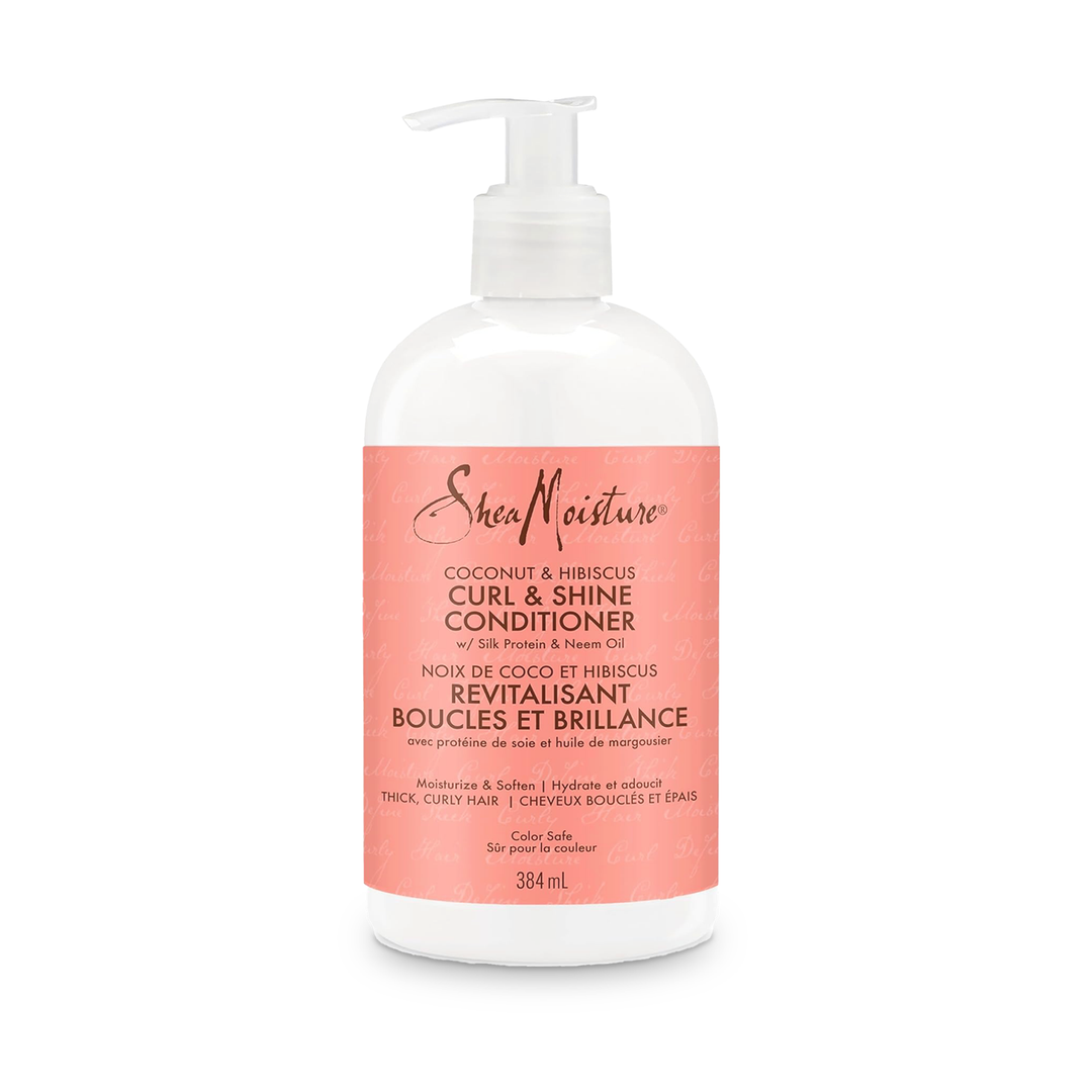 Shea Moisture Coconut & Hibiscus Curl & Shine Conditioner | Sabina London