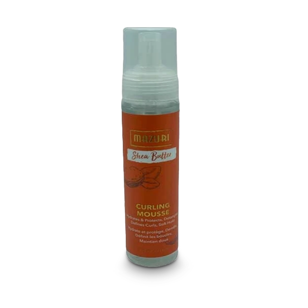 Mazuri Shea Butter Curling Mousse – Silky Definition & Bounce | Sabina London