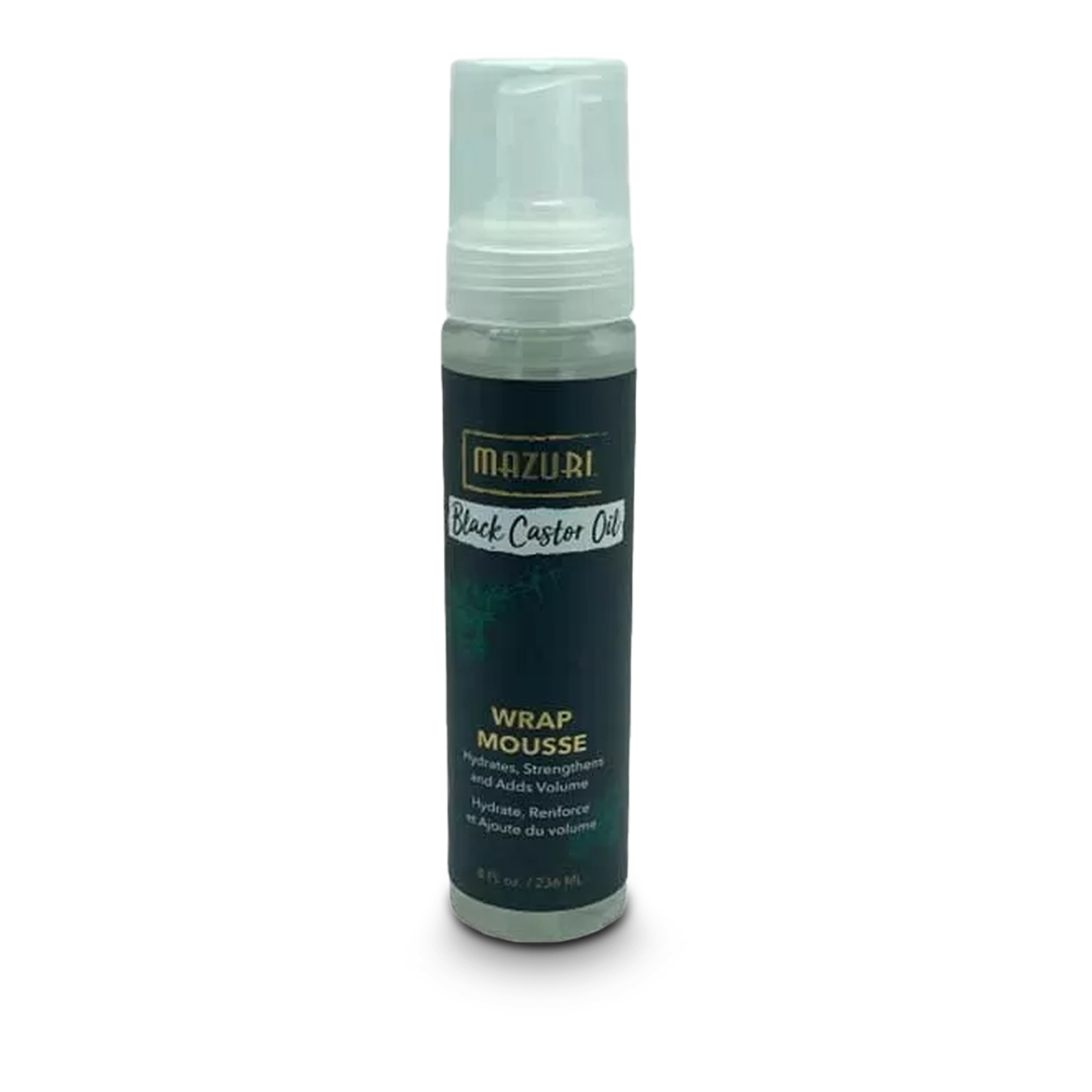 Mazuri's Jamaican Black Castor Oil Wrap & Set Mousse – Strengthening Castor Oil Formula | Sabina London