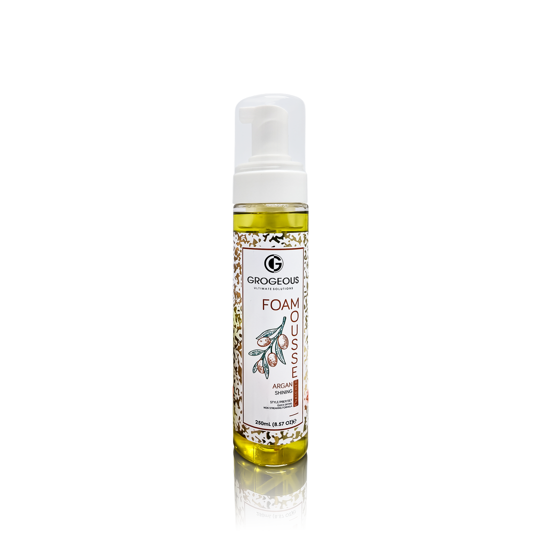 Grogeous Argan Shining Hair Foam - Lightweight Shine & Strength Boost