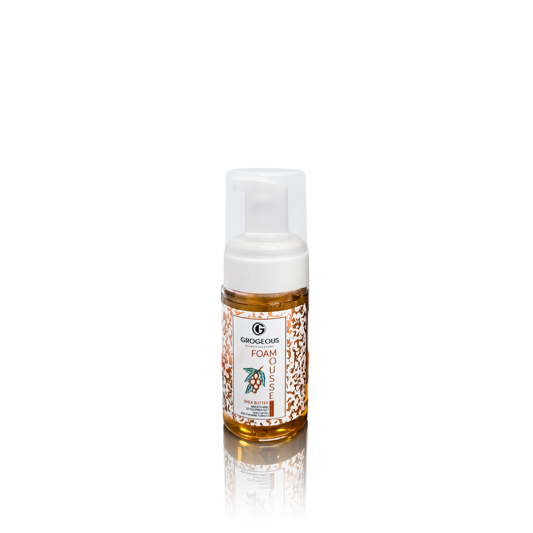 Grogeous Shea Butter Smoothing Hair Foam - Frizz Control & Soft Definition