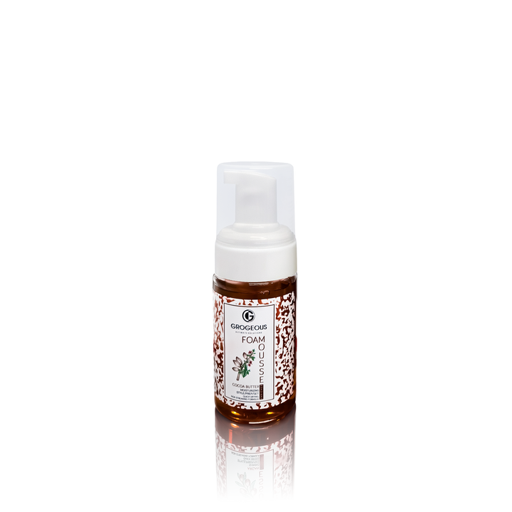 Grogeous Cocoa Butter Moisturizing Hair Foam Mousse - Hydrating & Silky Soft Finish