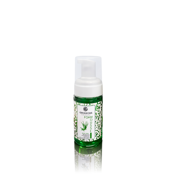 Grogeous Aloe Vera Nourishing Hair Foam Mousse - Hydrating & Strengthening Care