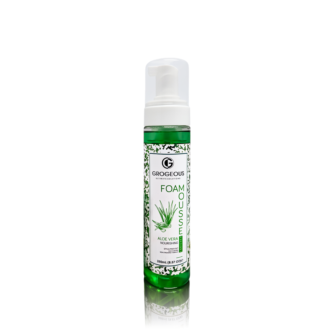 Grogeous Aloe Vera Nourishing Hair Foam Mousse - Hydrating & Strengthening Care