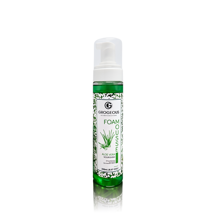 Grogeous Aloe Vera Nourishing Hair Foam Mousse - Hydrating & Strengthening Care