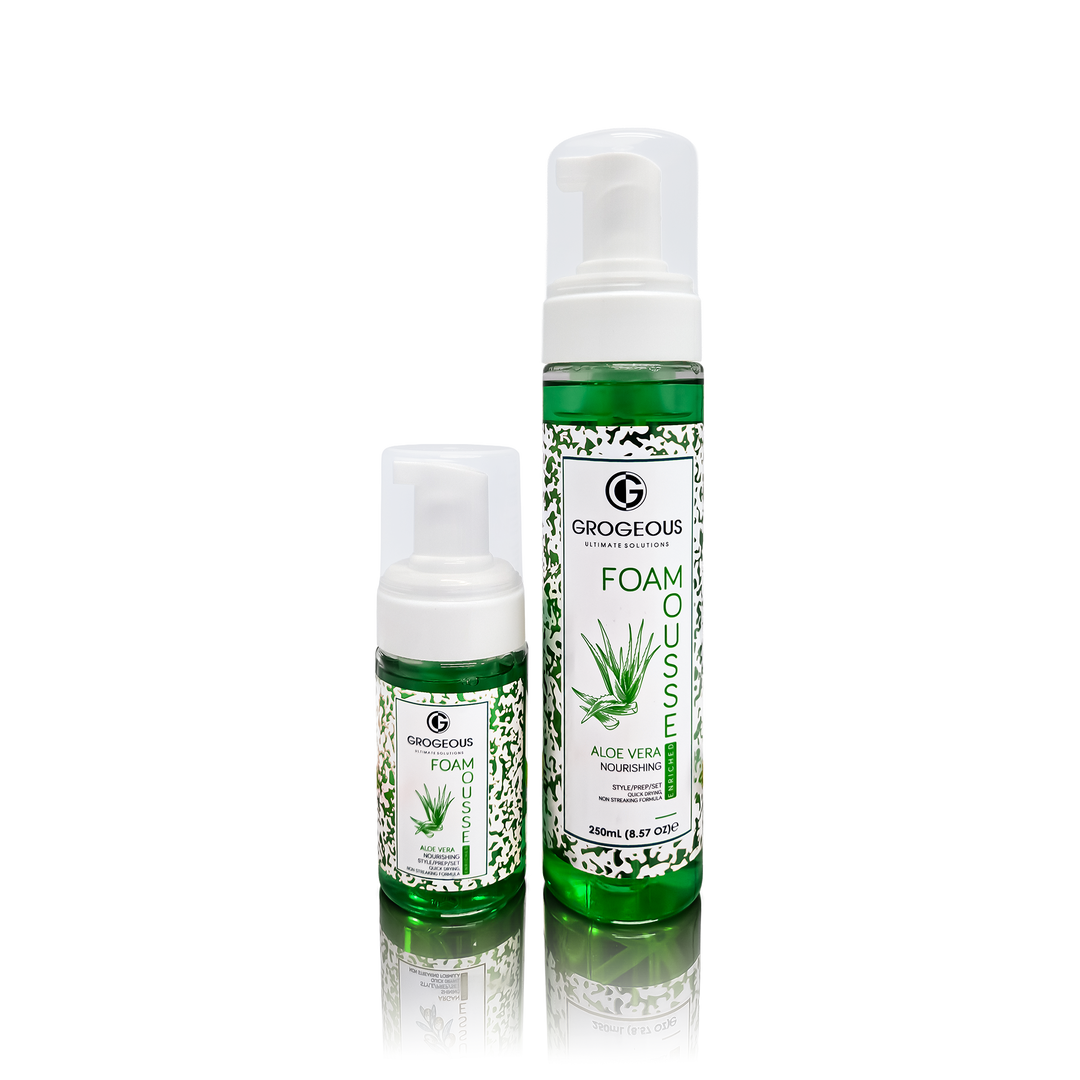 Grogeous Aloe Vera Nourishing Hair Foam Mousse - Hydrating & Strengthening Care