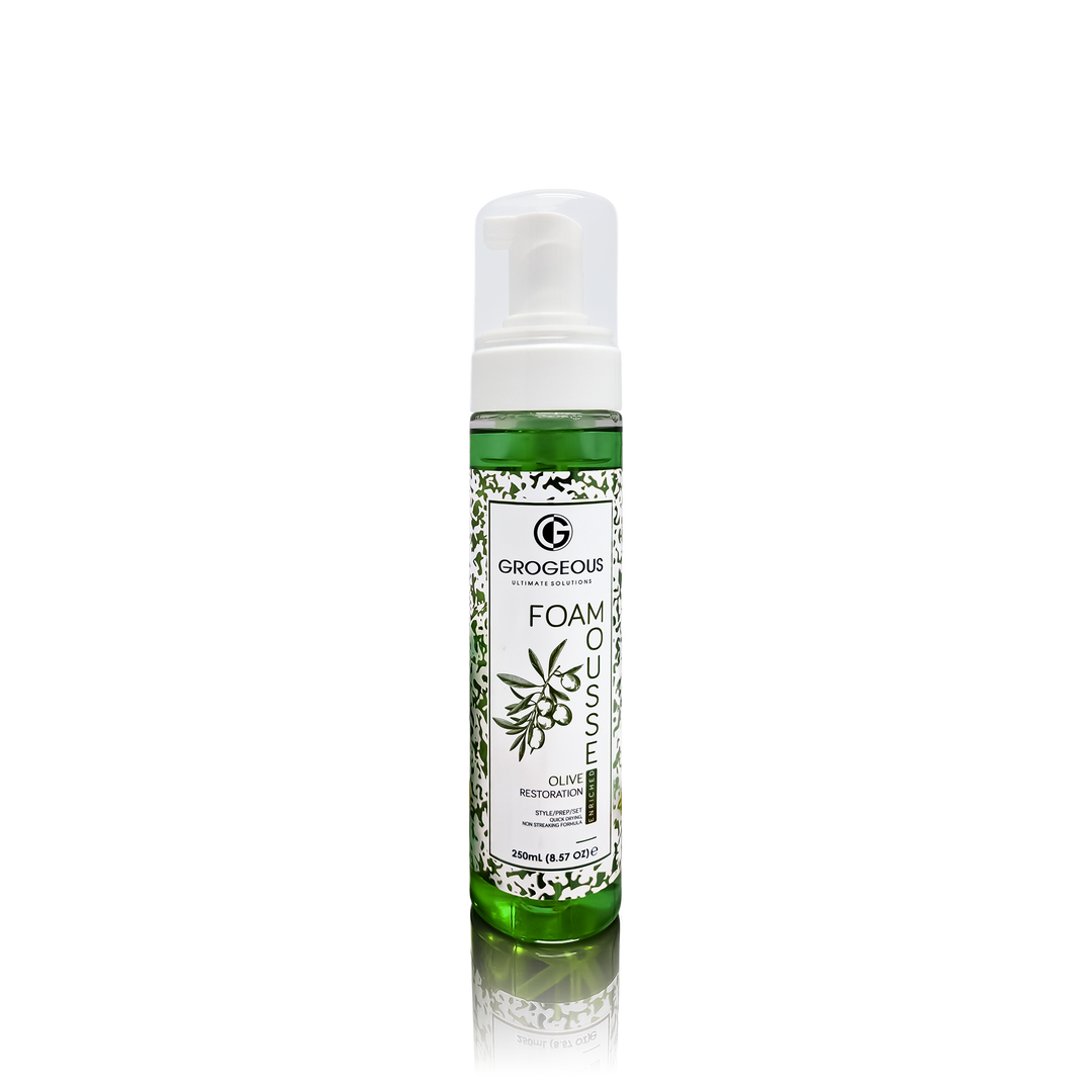 Grogeous Olive Restoration Hair Foam Mousse - Deep Repair & Moisture Care