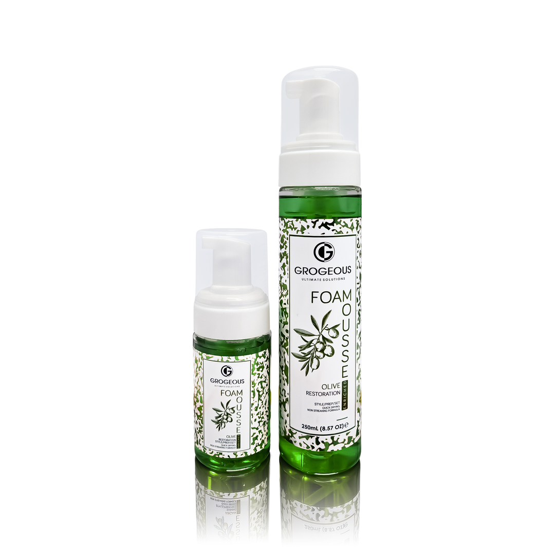 Grogeous Olive Restoration Hair Foam Mousse - Deep Repair & Moisture Care