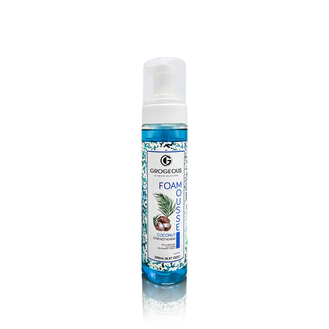 Grogeous Coconut Strengthening Hair Foam Mousse - Deep Moisture & Shine