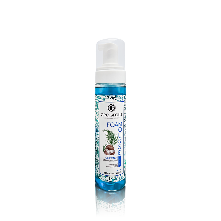 Grogeous Coconut Strengthening Hair Foam Mousse - Deep Moisture & Shine